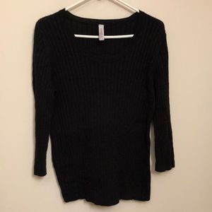 Gitano cable knit sweater with 3/4 length sleeves